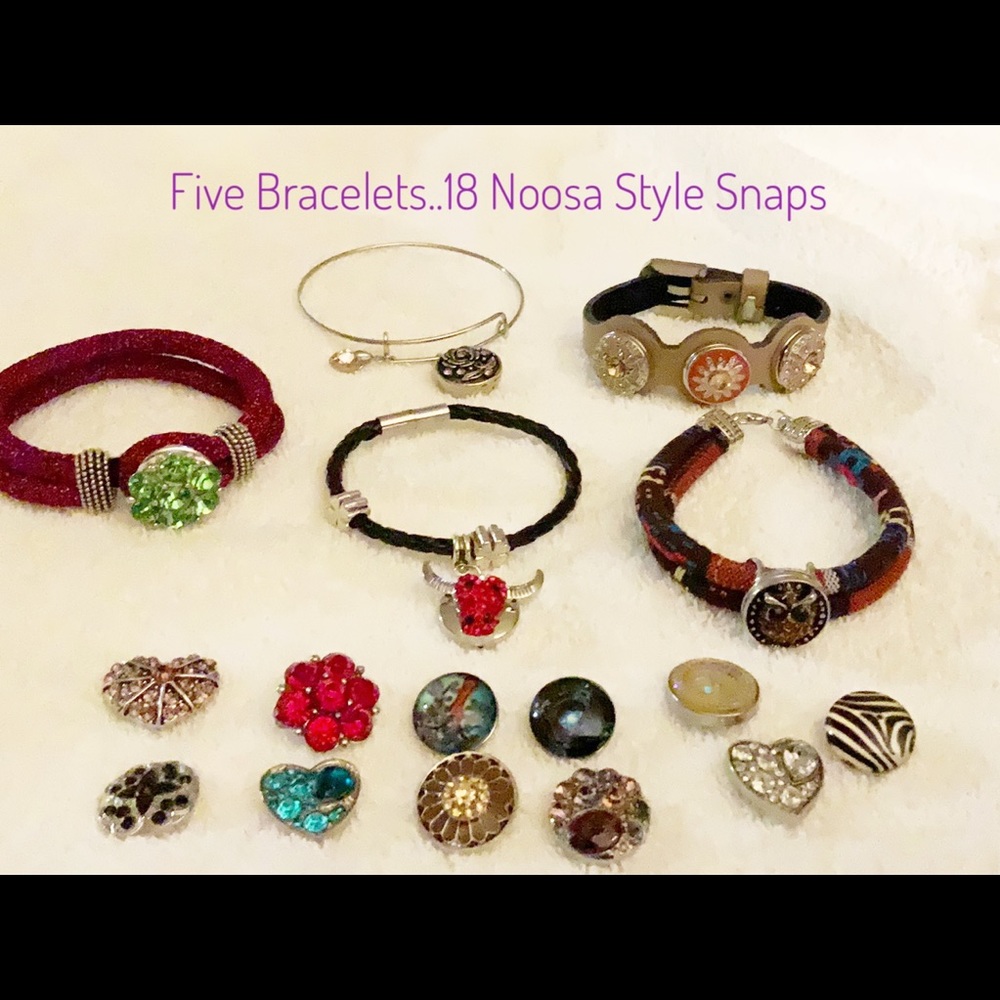 🆕✅ LOT/NOOSA BRACELETS/NECKLACES/SNAPS - Picture 1 of 6